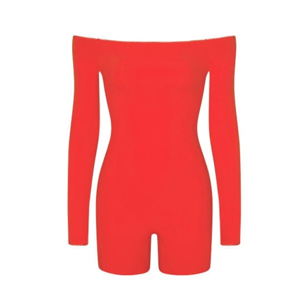 SKIMS red fits everybody onsie size 2X - Picture 3 of 9
